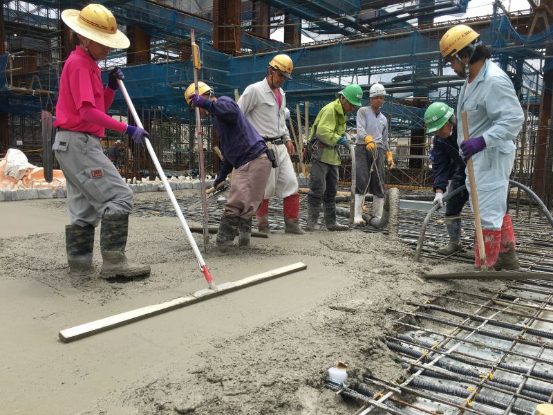 【施工状況】足立区立鹿浜菜の花中学校新築工事【躯体工事2】 東京都足立区の工務店｜建築･建設会社なら株式会社似鳥工務店